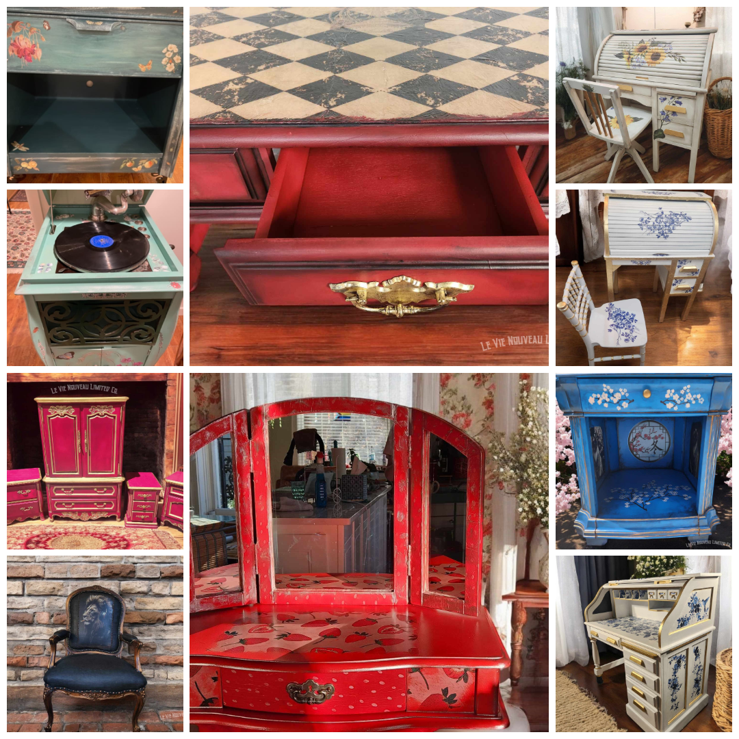 Upcycled Furniture Art