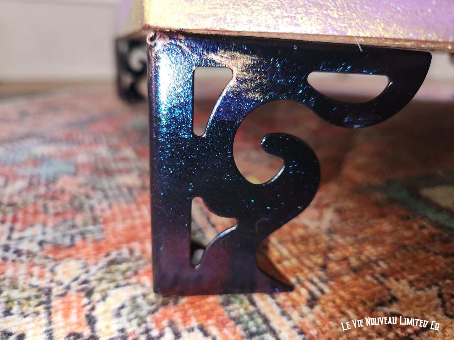 Custom Order Option: Witchy Cat Bed, Cat House, Cat Gifts, Pet Crate, Pet Kennel, End Table, Vintage 70's Hexagon Shape, Cat Lover Gift